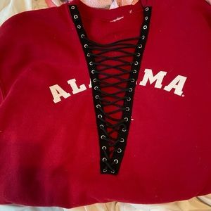 Alabama tie sweatshirt